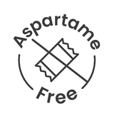 Aspartame free badge