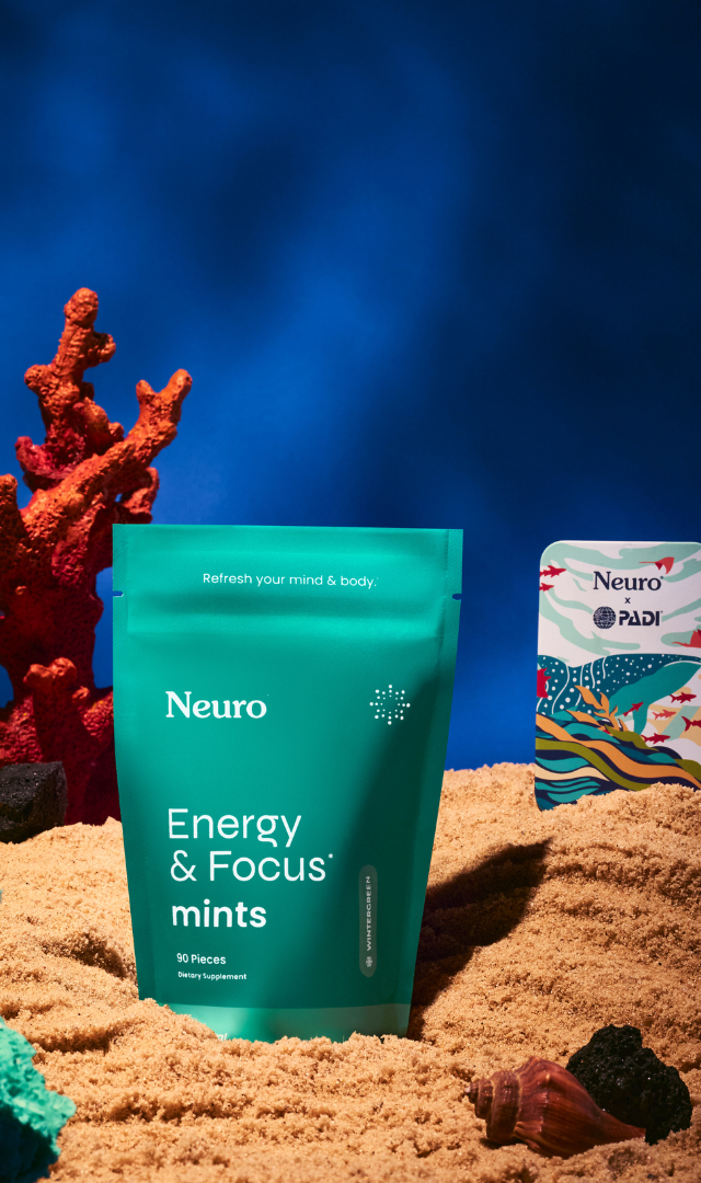 Energy & Focus Mints 90-piece Bulk Bag + PADI Shark Tin