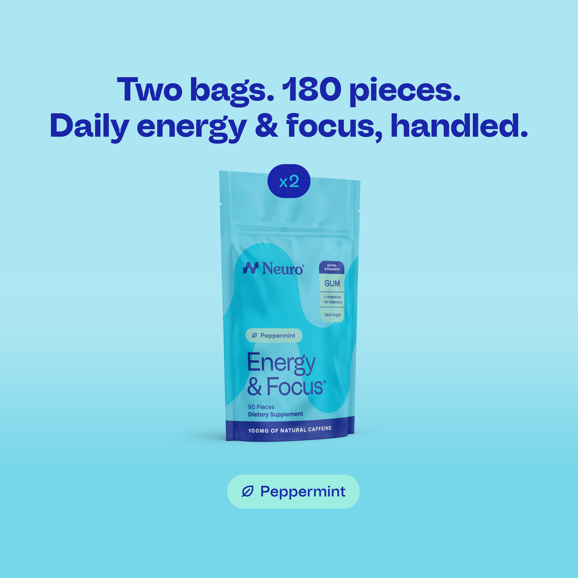 Peppermint / 180-piece pack