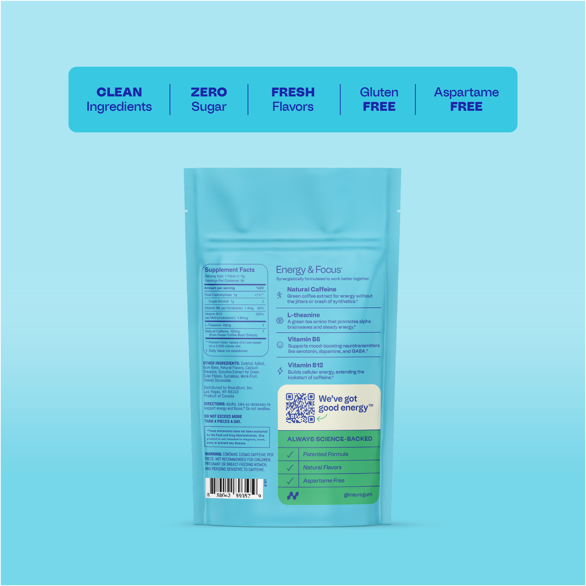 Spearmint / 180-piece pack