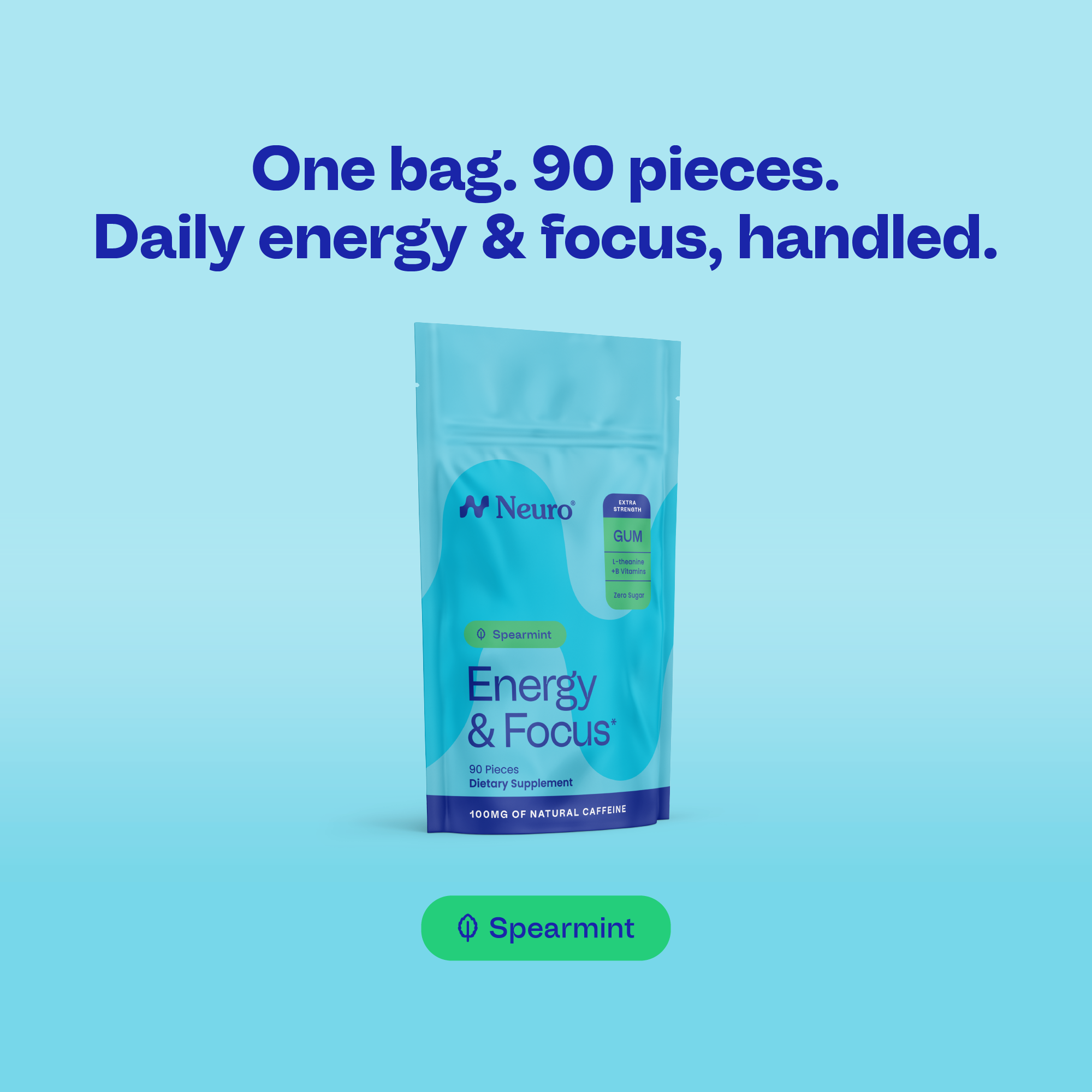 Spearmint / 90-piece pack