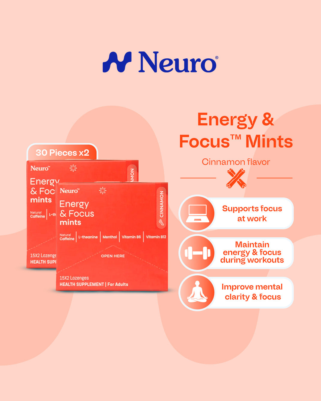 [Bundle of 2] Neuro® Energy & Focus