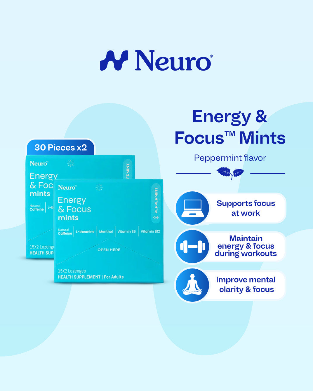 [Bundle of 2] Neuro® Energy & Focus